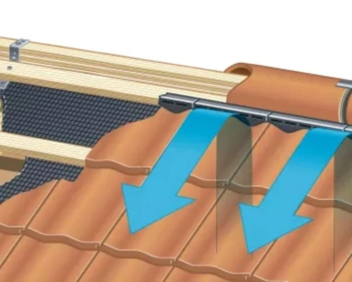 BMI Redland - DryVent - Flat Tile, Uni Angle Ridge (2.7m)