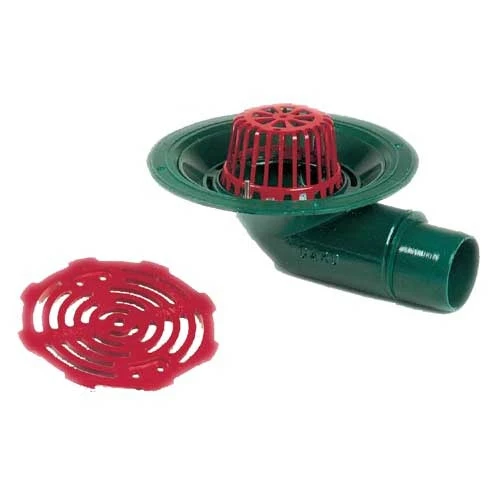 Caroflow 75mm 90 Degree Aluminium Outlet