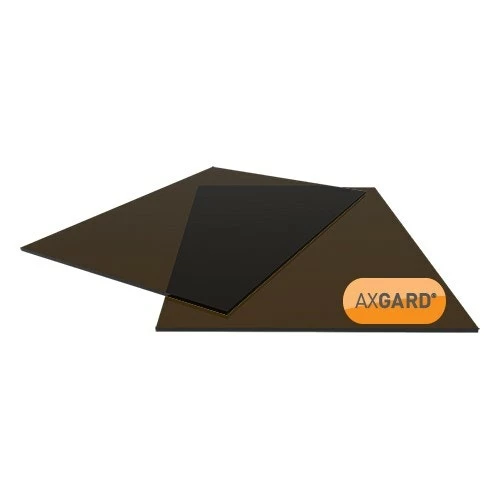 Clear Amber Axgard Bronze 5mm UV Protect Polycarb - 1000mm X 6105mm