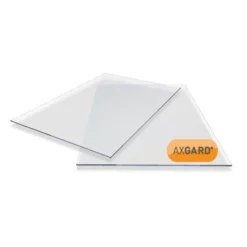 Clear Amber Axgard Patterned UV Protect Polycarb