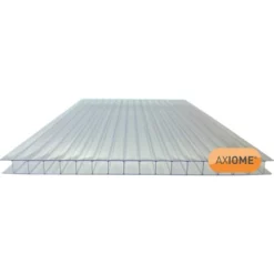 Clear Amber AXIOME 10mm Clear Twinwall Polycarbonate Sheet 1050x4500mm