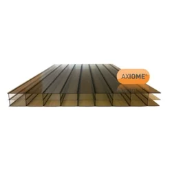 Clear Amber 690x4000mmAXIOME 16mm Bronze Triplewall Polycarbonate Sheets