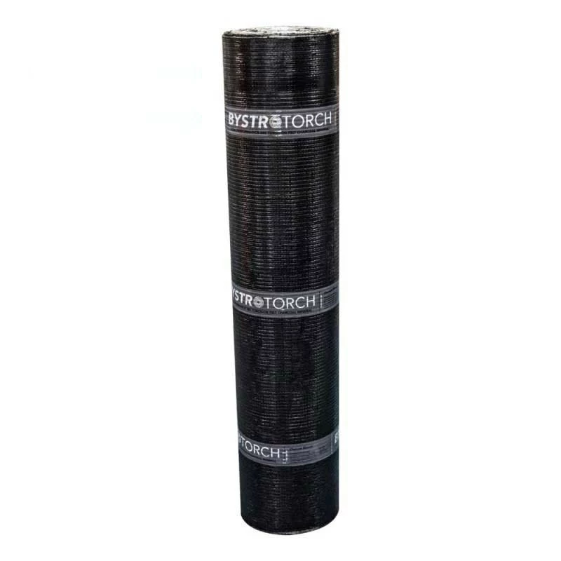 Bystrotorch Charcoal Mineral SBS Torch On Flat Roofing Felt