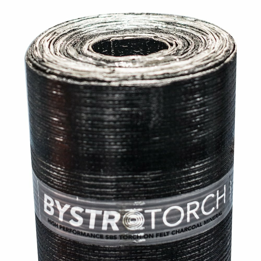 Bystrotorch Charcoal Mineral SBS Torch On Flat Roofing Felt - Image 3