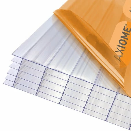 Clear Amber 1400x7000mmAXIOME 25mm Clear Multiwall Polycarbonate Sheets - Image 2