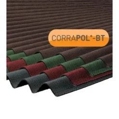Clear Amber Corrapol-BT Corrugated Bitumen Roofing Sheet