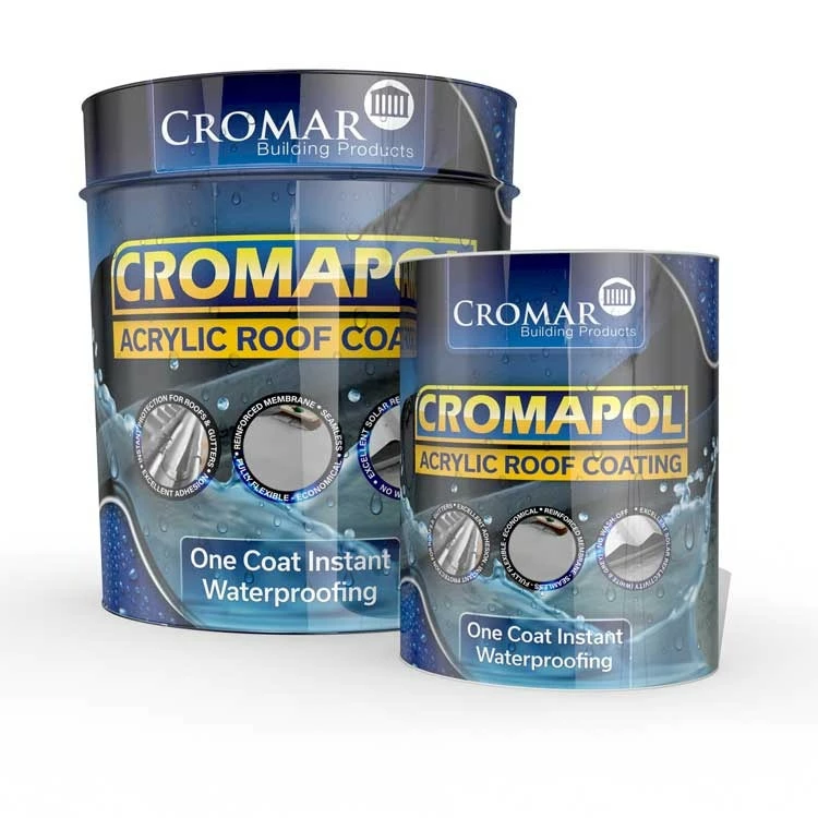 Cromapol Grey 5kg Acrylic Waterproofing Roof Coating