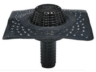 Wallbarn EPDM Special SIPHON Outlet (Perforated Flange) - H250mm - D110mm