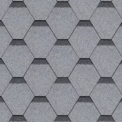 TechnoNICOL Standard Series Hexagonal Roof Shingles Grey 3m²