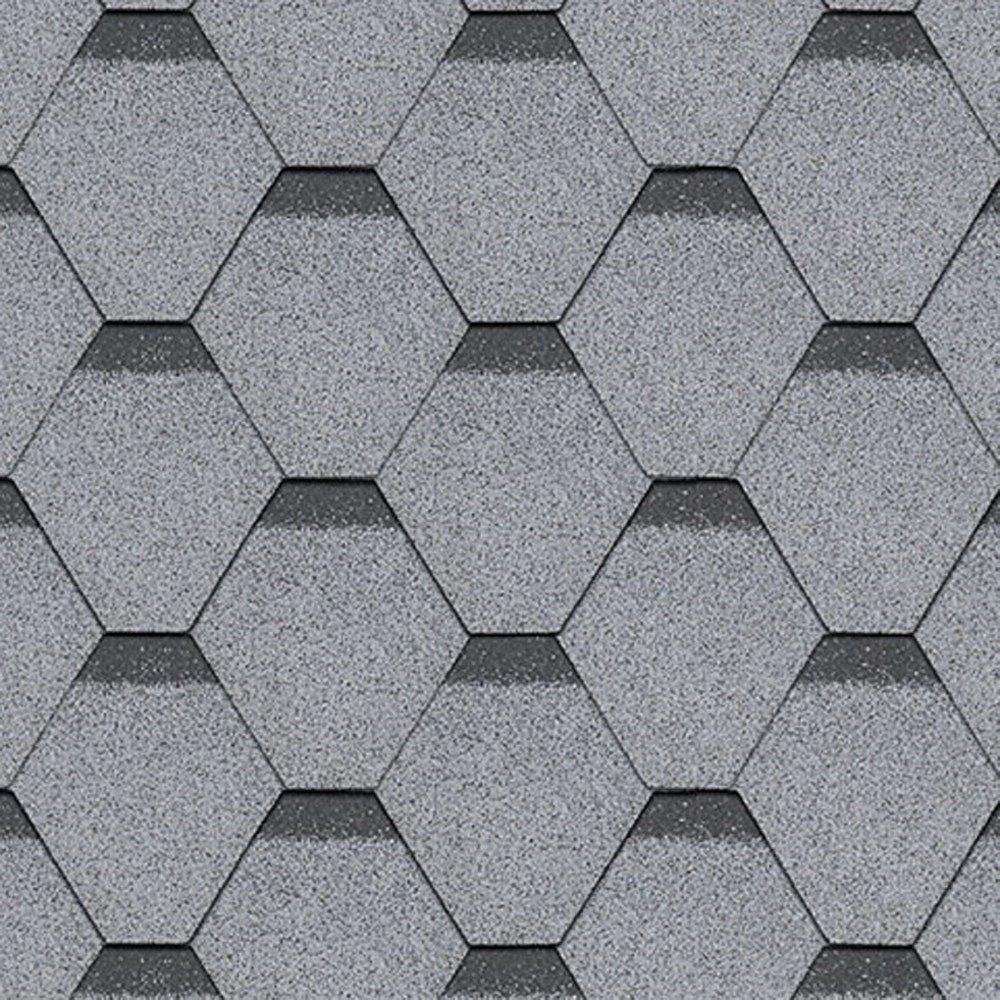 TechnoNICOL Standard Series Hexagonal Roof Shingles Grey 3m²