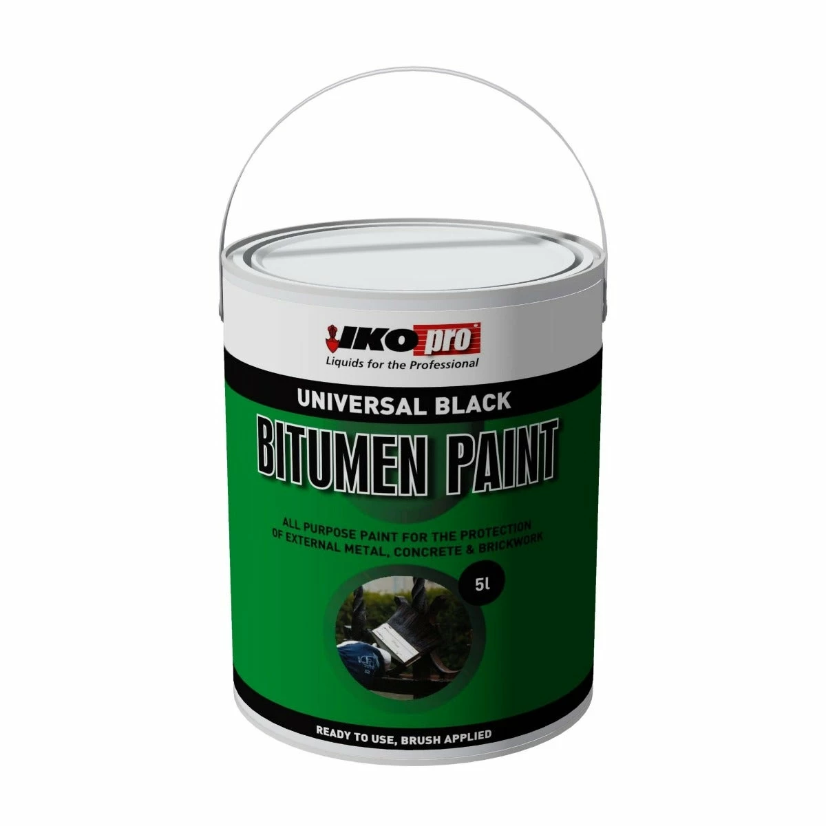 IKOpro Black Bitumen Paint 5Ltr
