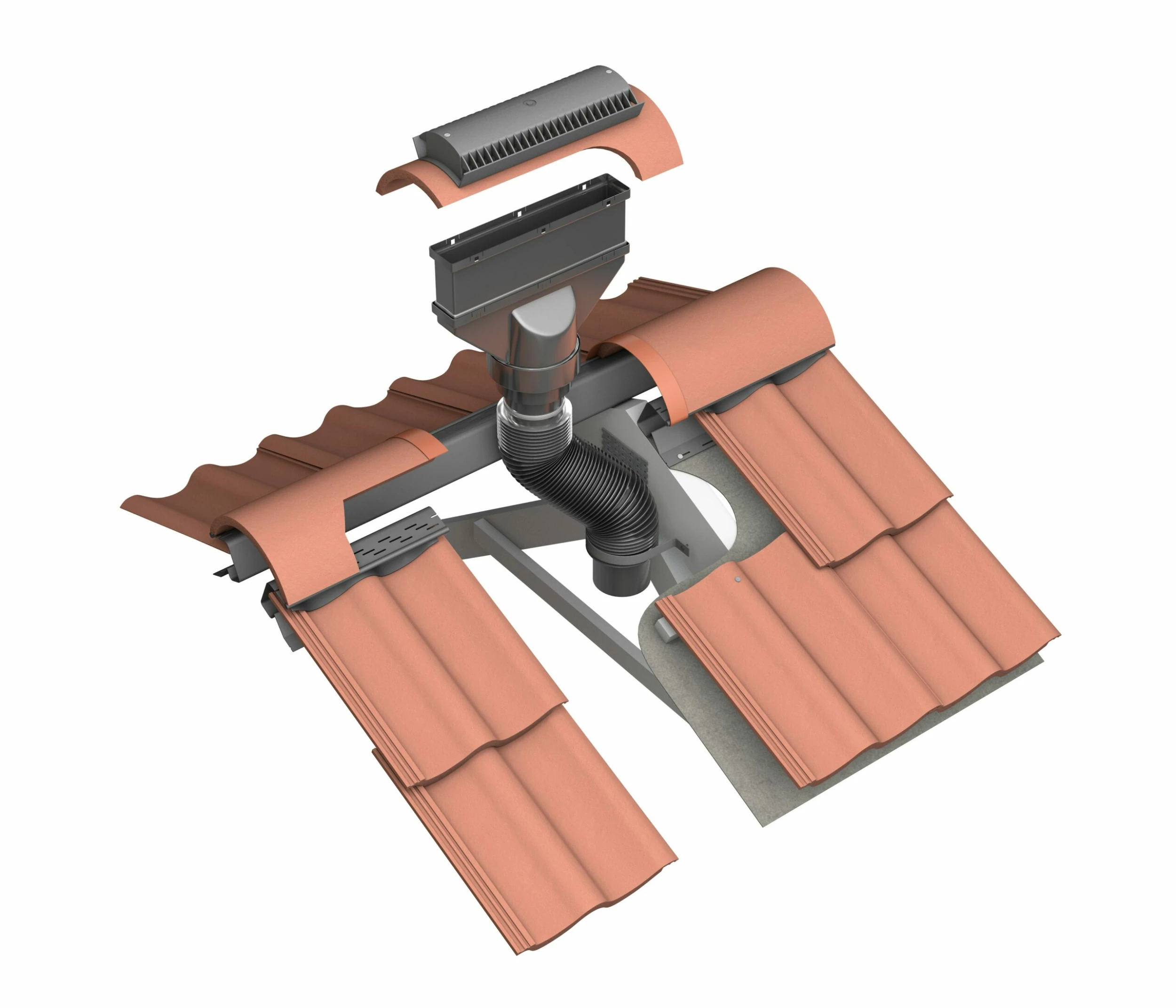 Marley Segmental Ridge Gas Ventilation Terminal MA256