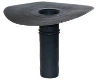 Wallbarn EPDM Circular Roof Outlet (Smooth Flange) - H240mm - D80mm