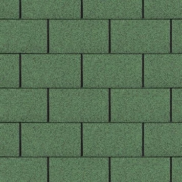 TechnoNICOL Standard Series Square Roof Shingles Green 3m²